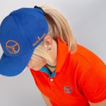 Embroidered Blue "Aube de vitesse" Cap – Volant 3 Ranches