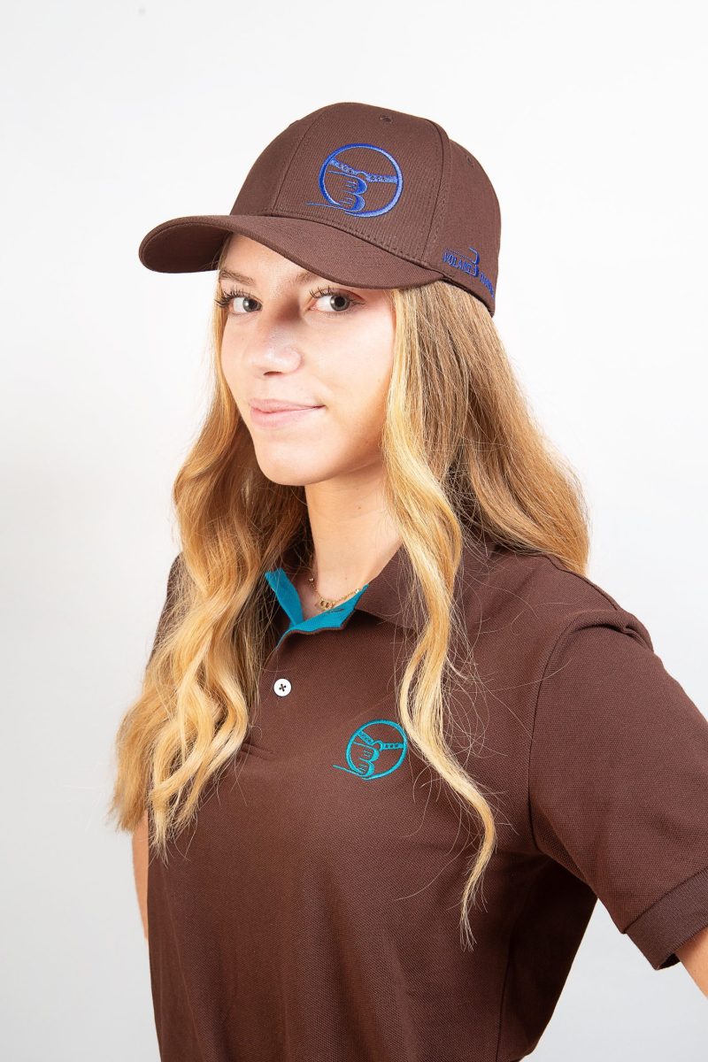 Casquette Majesté de nuit marron brodée – Volant 3 Ranches