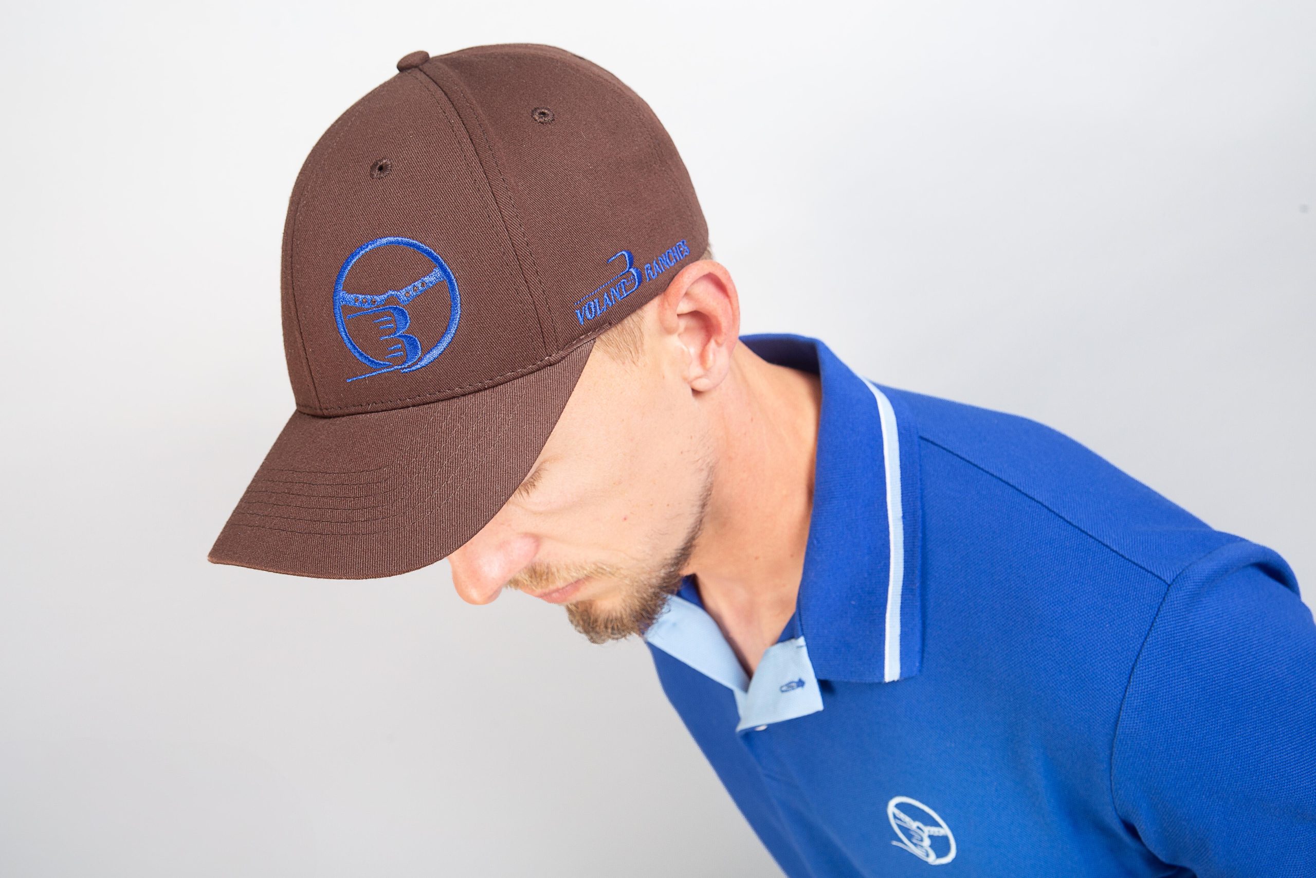 Night Majesty Embroidered Brown Cap – Volant 3 Ranches