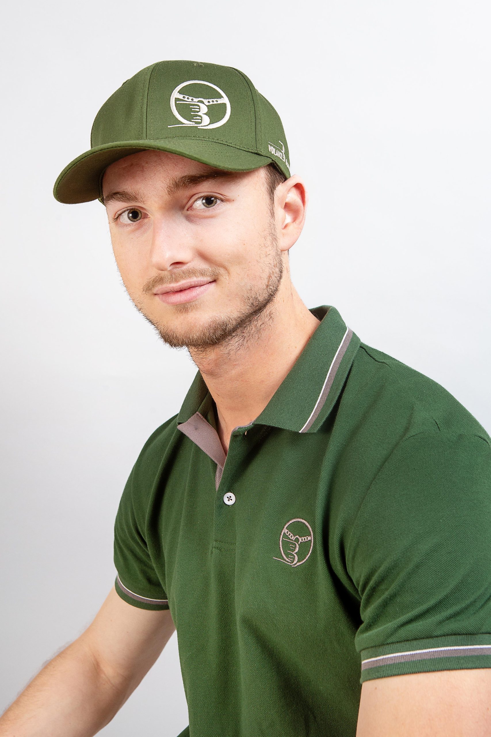 Embroidered green Noble Trajectory Cap – Volant 3 Ranches