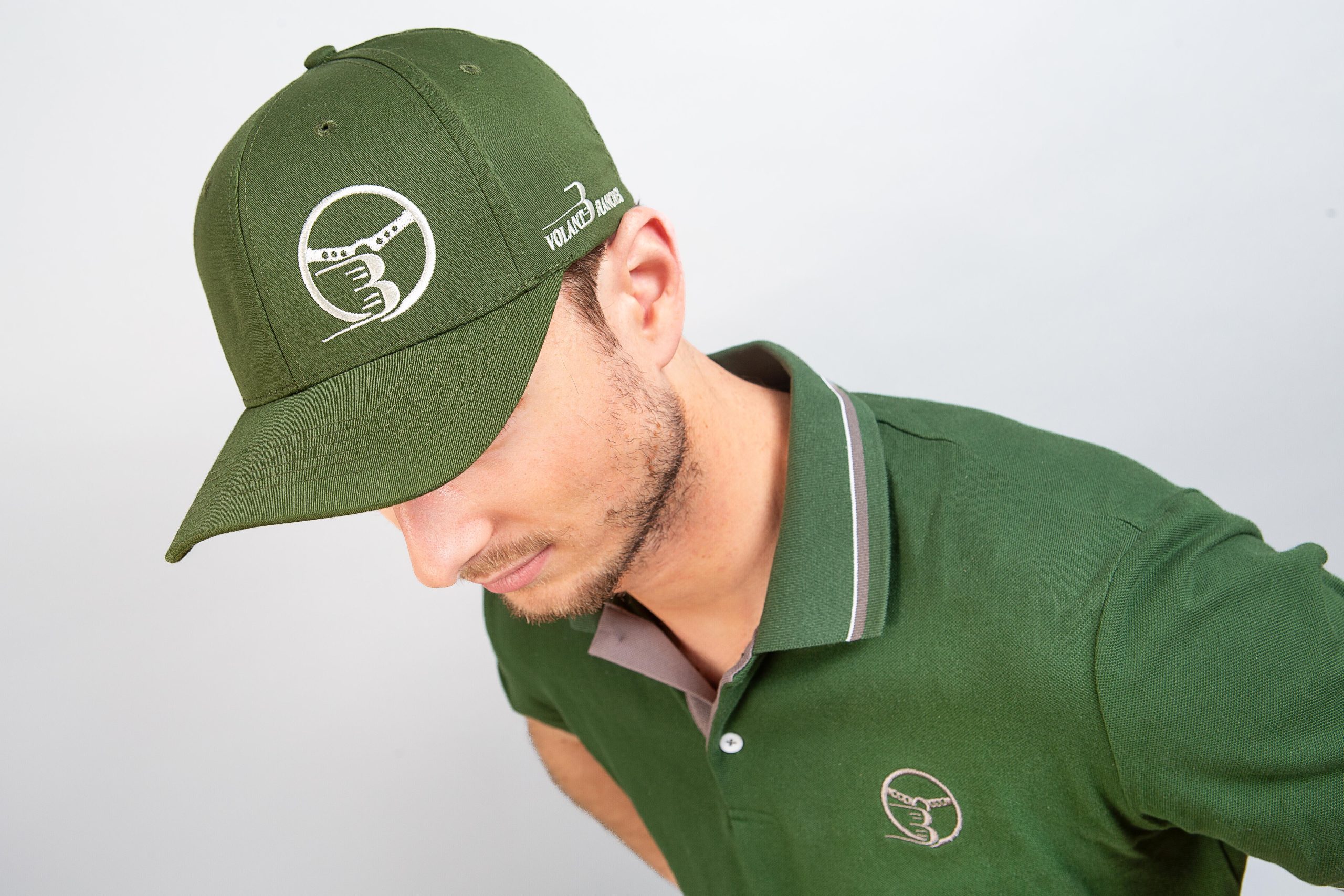Embroidered green Noble Trajectory Cap – Volant 3 Ranches