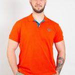 Men's Orange Speed Dawn Polo – 3-Spoke Steering Wheel