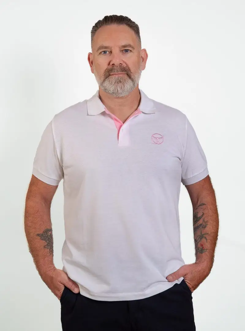 Polo Blanc Elite homme – Volant 3 Ranches
