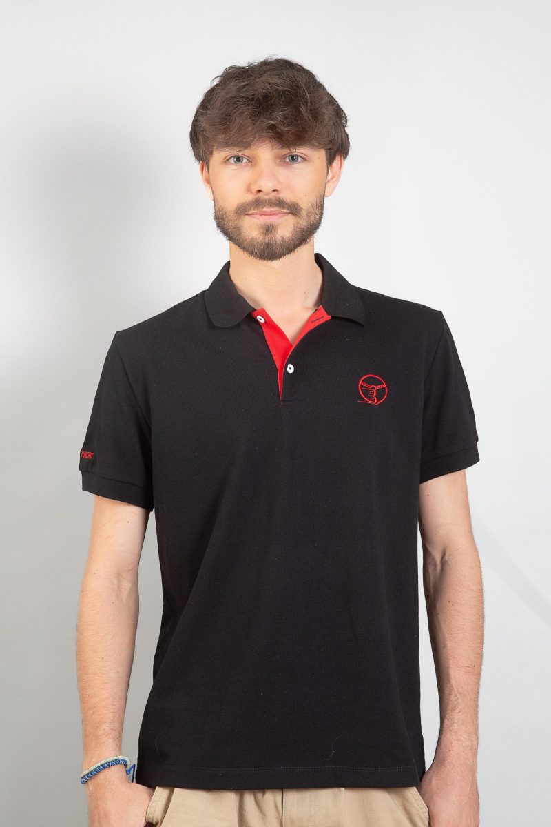 Men's black Night Fury Polo – Volant 3 Ranches