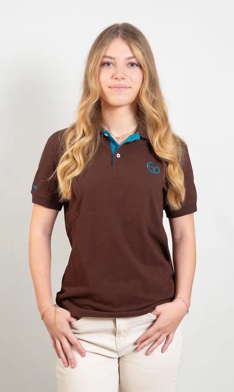 Polo Majesté de nuit marron premium – Volant 3 Ranches