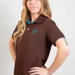 Polo Majesté de nuit marron femme – Volant 3 Ranches
