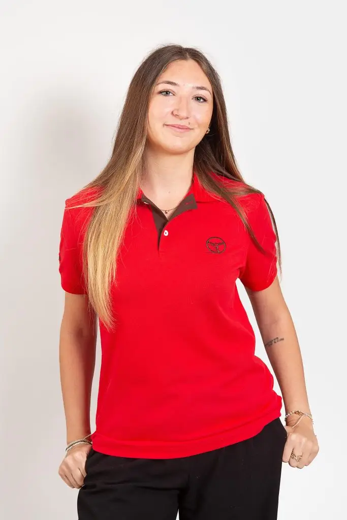 Polo Prestige Driver rouge femme – Volant 3 Ranches