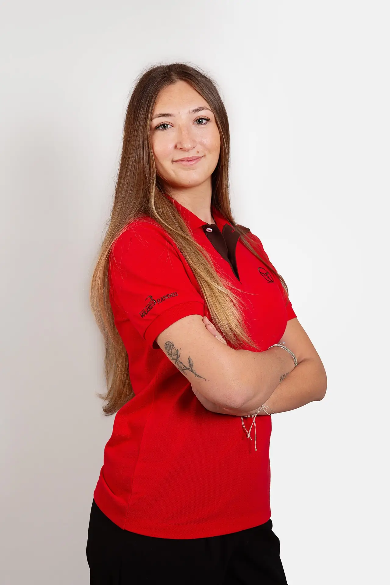 Polo Prestige Driver rouge femme – Volant 3 Ranches