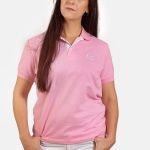 Women's Racing Pink Polo – Volant 3 Ranches