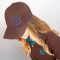 Casquette Majesté de nuit marron brodée – Volant 3 Ranches